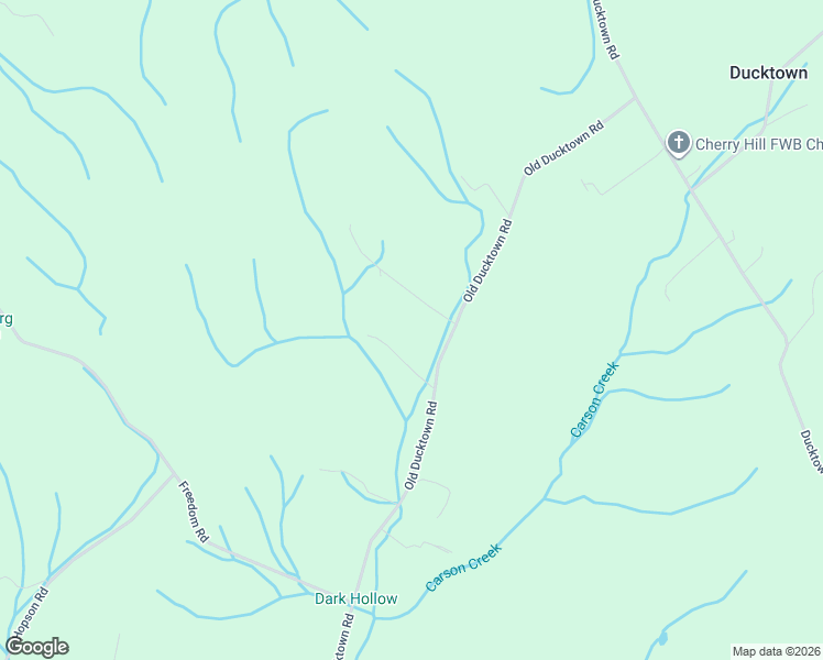 map of restaurants, bars, coffee shops, grocery stores, and more near 2500 Old Ducktown Rd in Greene