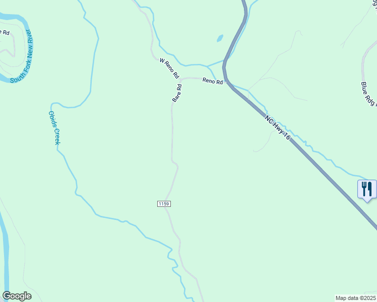 map of restaurants, bars, coffee shops, grocery stores, and more near 411 Glenn Bare Road in Jefferson