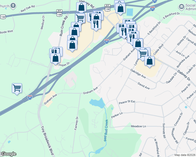 map of restaurants, bars, coffee shops, grocery stores, and more near 1409 Quail Run in Henderson
