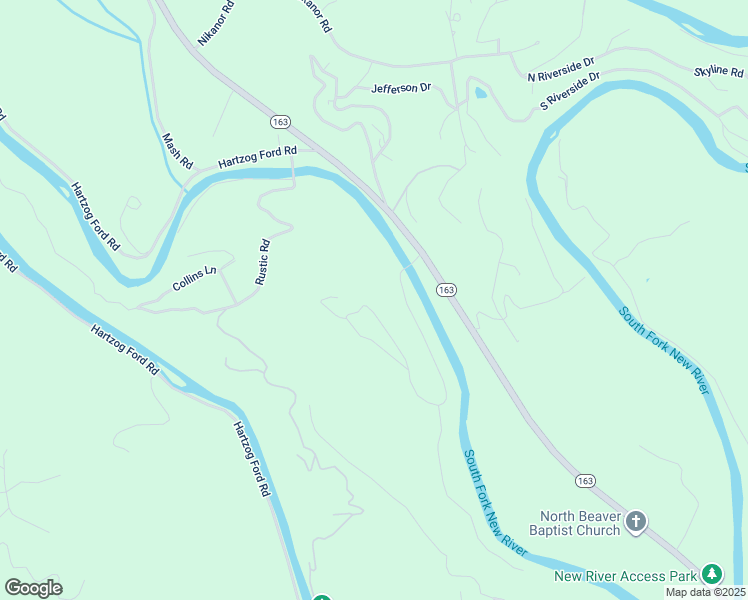 map of restaurants, bars, coffee shops, grocery stores, and more near 404 Blueberry Hill in West Jefferson
