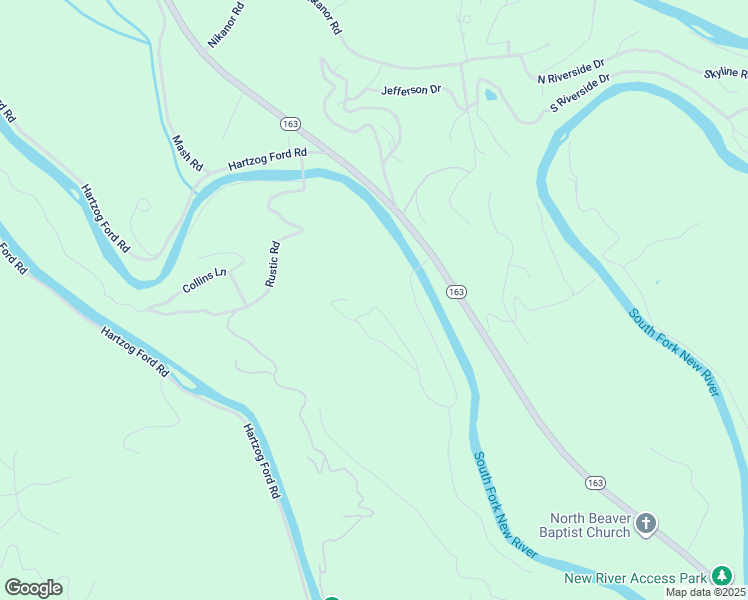 map of restaurants, bars, coffee shops, grocery stores, and more near 422 Blueberry Hill in West Jefferson