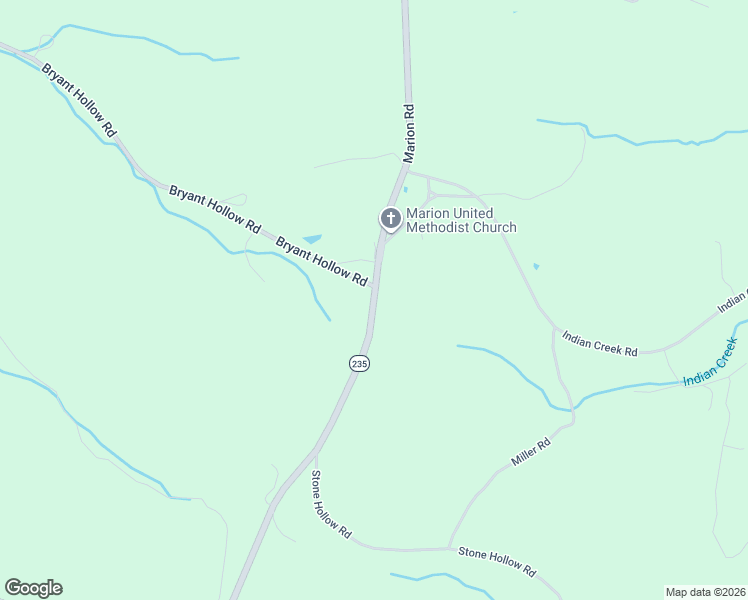 map of restaurants, bars, coffee shops, grocery stores, and more near 5945 Marion Road in Cunningham