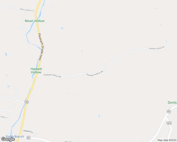 map of restaurants, bars, coffee shops, grocery stores, and more near 55 Hackett Hollow Road in Pleasant Shade