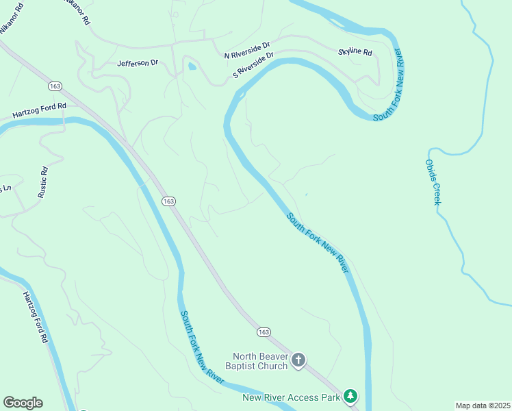 map of restaurants, bars, coffee shops, grocery stores, and more near 296 Riversound Road in West Jefferson