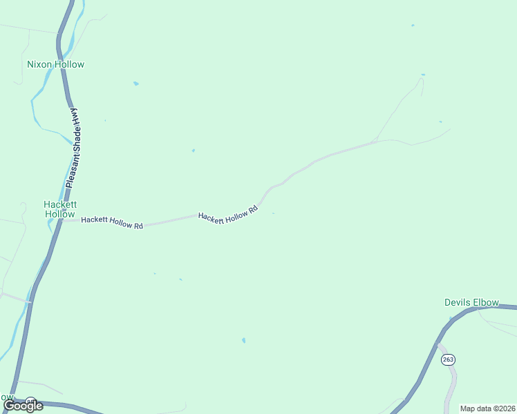 map of restaurants, bars, coffee shops, grocery stores, and more near 34 Hackett Hollow Road in Pleasant Shade