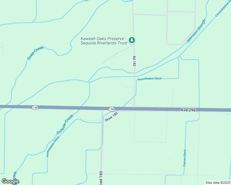 map of restaurants, bars, coffee shops, grocery stores, and more near 18056 Ave 296 in Exeter