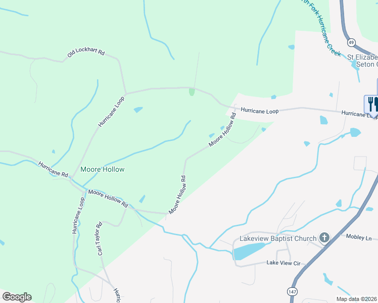 map of restaurants, bars, coffee shops, grocery stores, and more near 765 Moore Hollow Road in Tennessee Ridge
