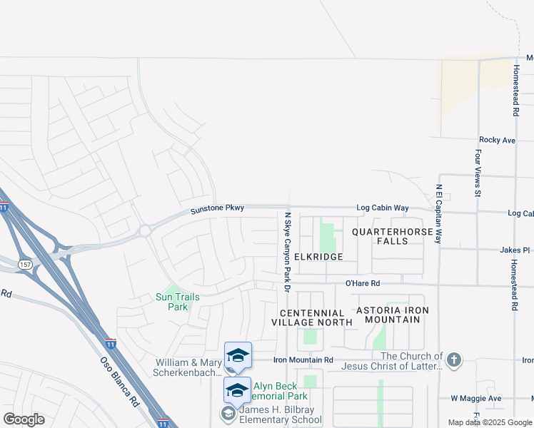 map of restaurants, bars, coffee shops, grocery stores, and more near in Las Vegas