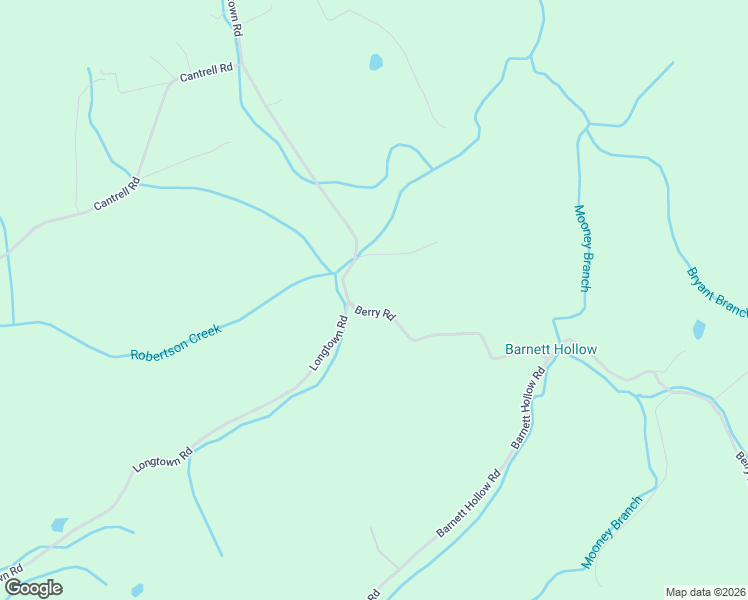 map of restaurants, bars, coffee shops, grocery stores, and more near 757 Berry Road in Bulls Gap