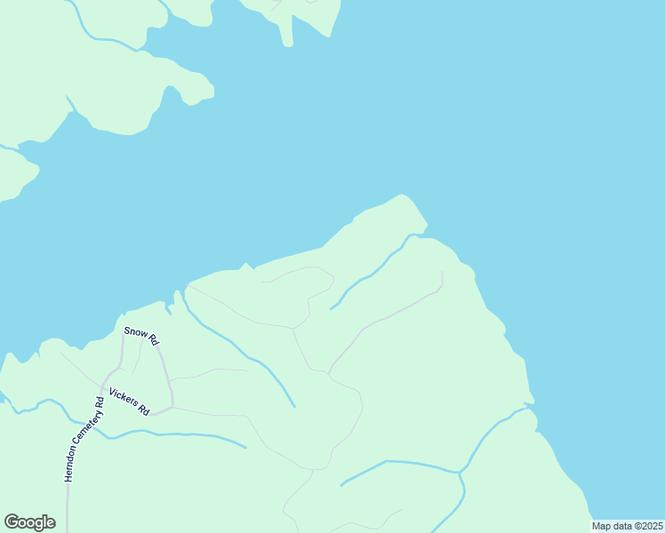 map of restaurants, bars, coffee shops, grocery stores, and more near 1413 Vickers Road in Big Sandy