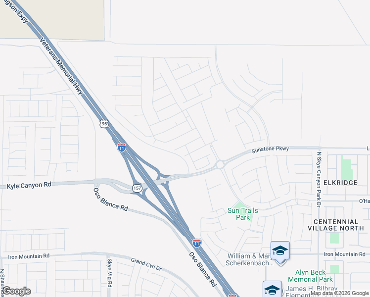 map of restaurants, bars, coffee shops, grocery stores, and more near 9617 Sard Lane in Las Vegas