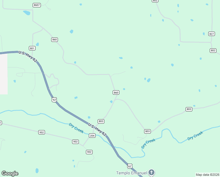 map of restaurants, bars, coffee shops, grocery stores, and more near 21 County Road 860 in Green Forest