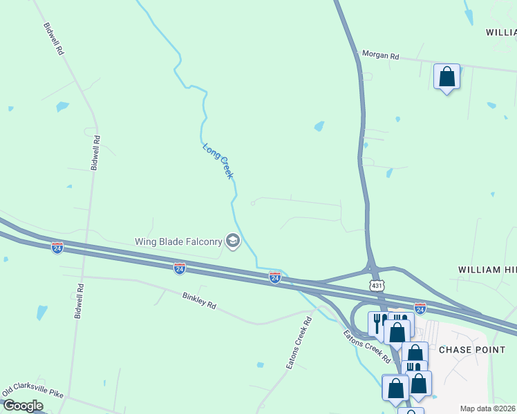 map of restaurants, bars, coffee shops, grocery stores, and more near 955 Fancher Lane in Nashville