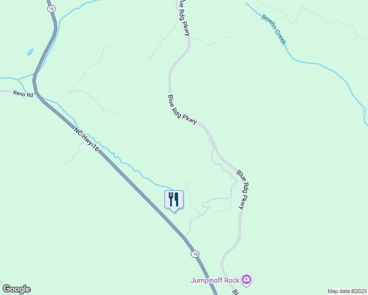map of restaurants, bars, coffee shops, grocery stores, and more near 863 Doyle Bare Road in West Jefferson
