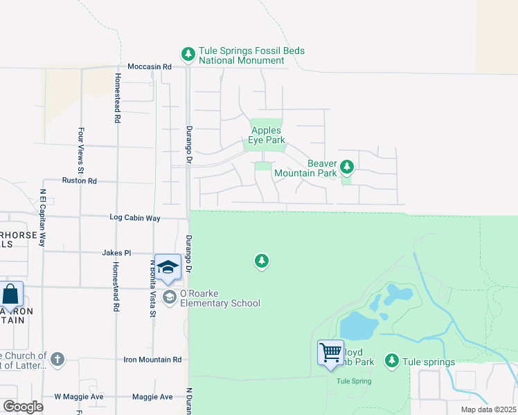 map of restaurants, bars, coffee shops, grocery stores, and more near 8221 Dancing Avenue in Las Vegas