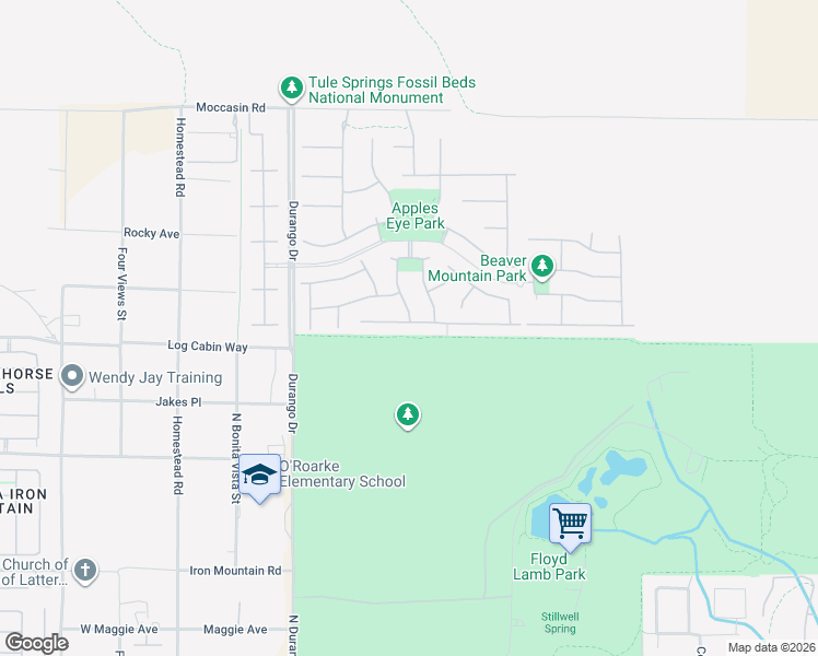 map of restaurants, bars, coffee shops, grocery stores, and more near 8221 Dancing Avenue in Las Vegas