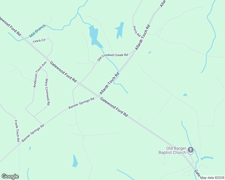 map of restaurants, bars, coffee shops, grocery stores, and more near 2071 Allardt-Tinch Road in Jamestown