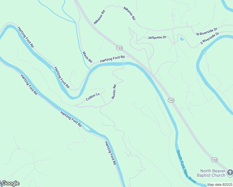 map of restaurants, bars, coffee shops, grocery stores, and more near 547 Rustic Road in West Jefferson