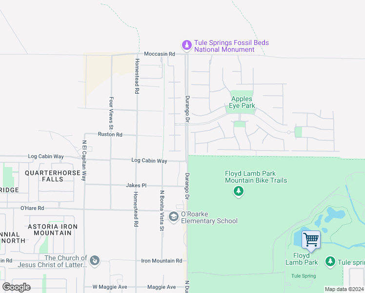 map of restaurants, bars, coffee shops, grocery stores, and more near 8420 Lake Tahoe View Court in Las Vegas