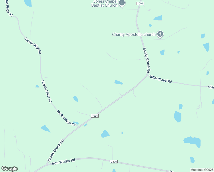 map of restaurants, bars, coffee shops, grocery stores, and more near 2450 Sandy Cross Road in Reidsville