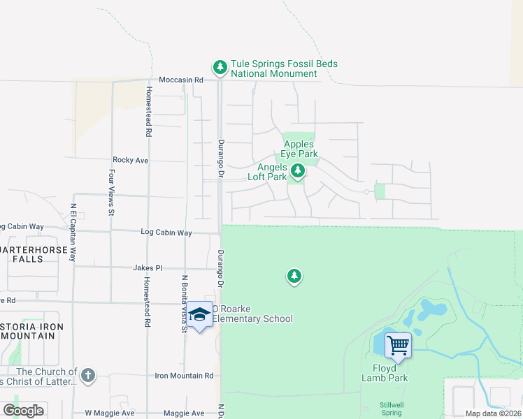 map of restaurants, bars, coffee shops, grocery stores, and more near 8352 West Jeremiahs Lodge Avenue in Las Vegas