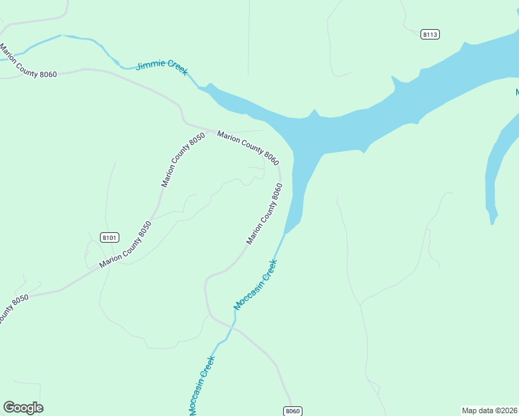 map of restaurants, bars, coffee shops, grocery stores, and more near 5210 Marion County 8060 in Flippin