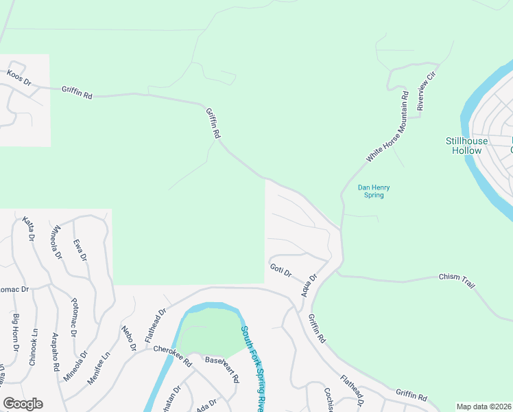 map of restaurants, bars, coffee shops, grocery stores, and more near 20 Aqua Circle in Cherokee Village