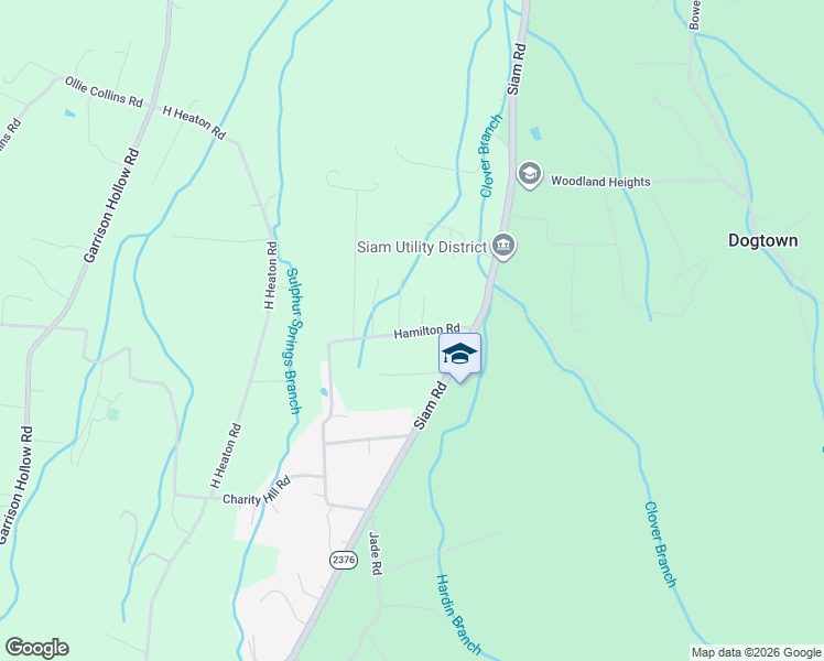 map of restaurants, bars, coffee shops, grocery stores, and more near 128 Hamilton Road in Elizabethton