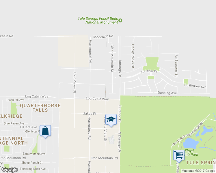 map of restaurants, bars, coffee shops, grocery stores, and more near 8485 West Picket Ridge Court in Las Vegas