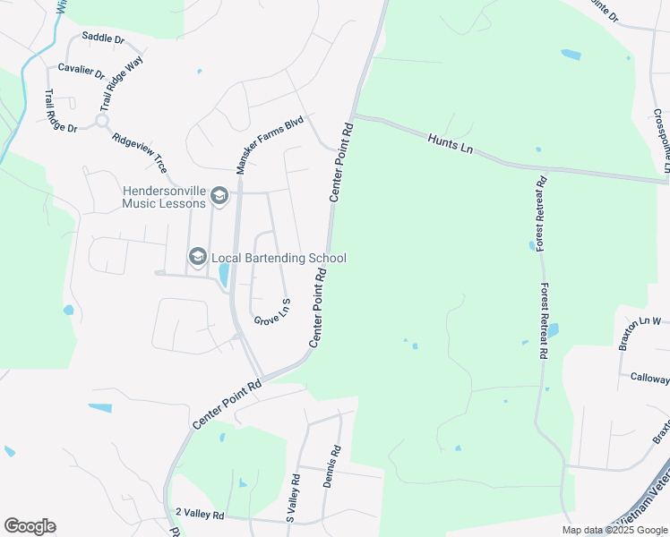 map of restaurants, bars, coffee shops, grocery stores, and more near 1542 Center Point Road in Hendersonville