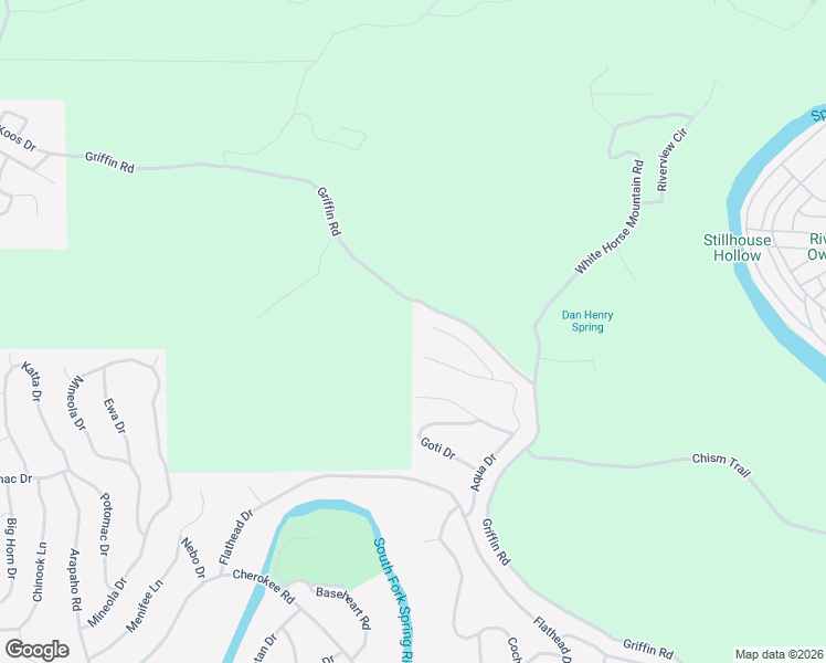 map of restaurants, bars, coffee shops, grocery stores, and more near 20 Aqua Circle in Cherokee Village