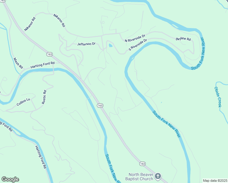 map of restaurants, bars, coffee shops, grocery stores, and more near 247 Autumn Run Road in West Jefferson