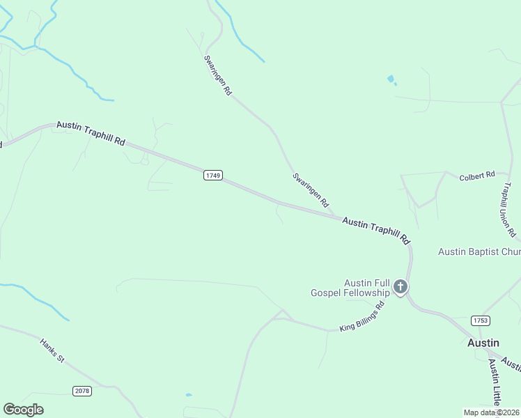 map of restaurants, bars, coffee shops, grocery stores, and more near 9495 Austin Traphill Road in Traphill