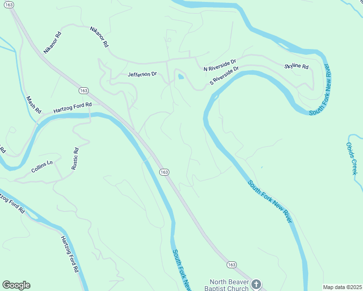 map of restaurants, bars, coffee shops, grocery stores, and more near 369 Autumn Run Road in West Jefferson