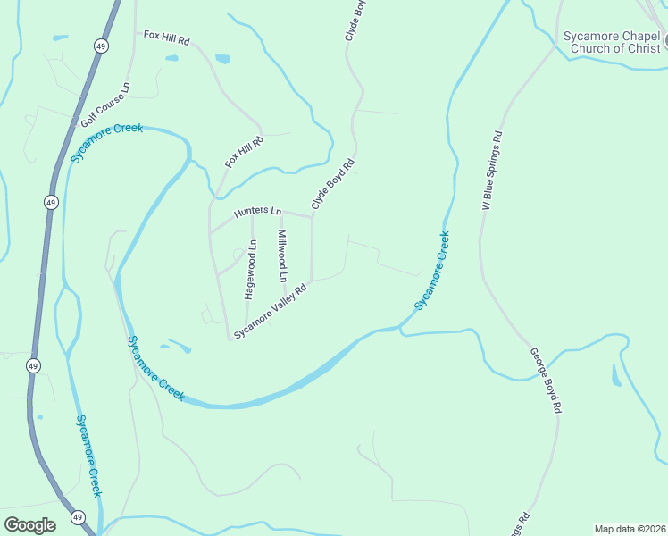 map of restaurants, bars, coffee shops, grocery stores, and more near 1304 Sycamore Valley Road in Ashland City