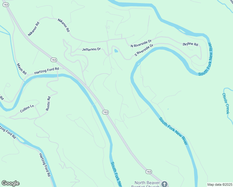 map of restaurants, bars, coffee shops, grocery stores, and more near 369 Autumn Run Road in West Jefferson