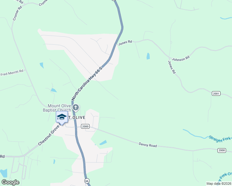 map of restaurants, bars, coffee shops, grocery stores, and more near 1100 Virginia Farm Road in King