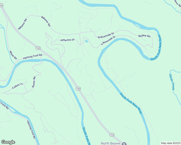 map of restaurants, bars, coffee shops, grocery stores, and more near 332 Autumn Run Road in West Jefferson