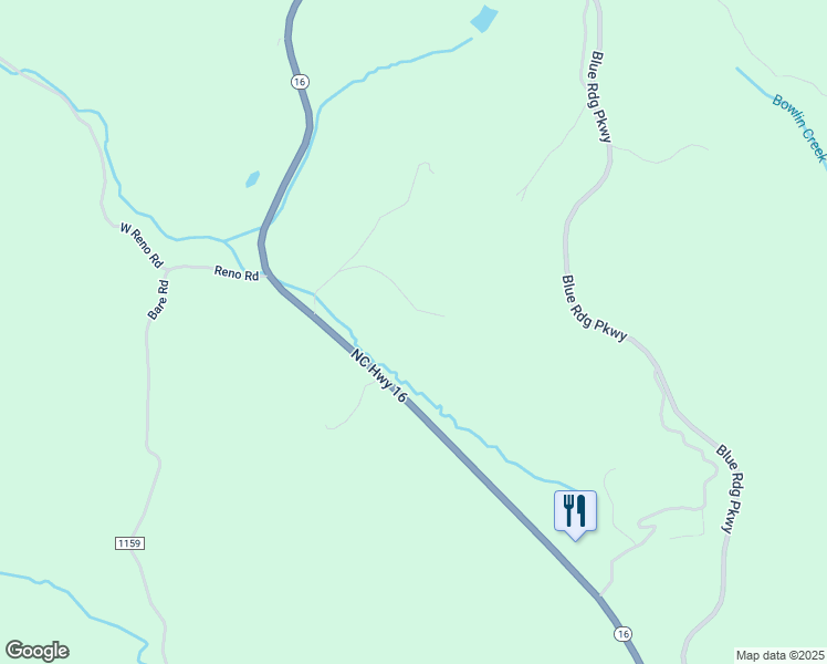 map of restaurants, bars, coffee shops, grocery stores, and more near 565 Miller Hollow Road in West Jefferson