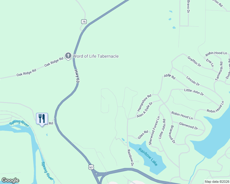 map of restaurants, bars, coffee shops, grocery stores, and more near 160 King Henry Road in Hardy