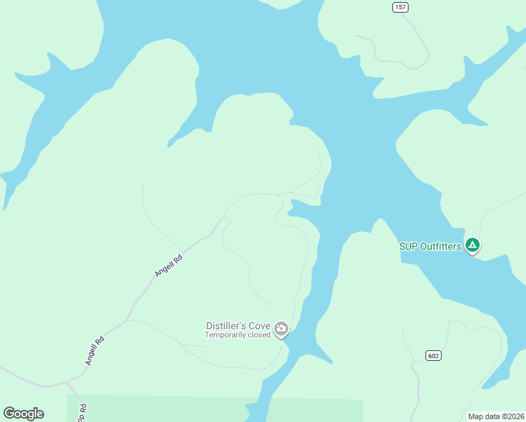 map of restaurants, bars, coffee shops, grocery stores, and more near 7670 Angell Road in Rogers