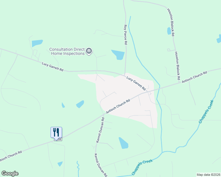 map of restaurants, bars, coffee shops, grocery stores, and more near 221 Herbert Hill Drive in Timberlake