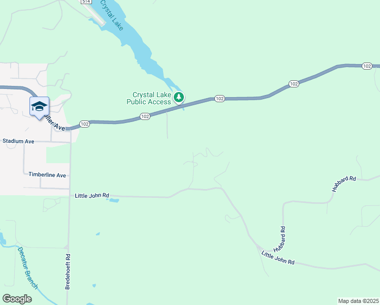 map of restaurants, bars, coffee shops, grocery stores, and more near 707 Karla Lane in Decatur