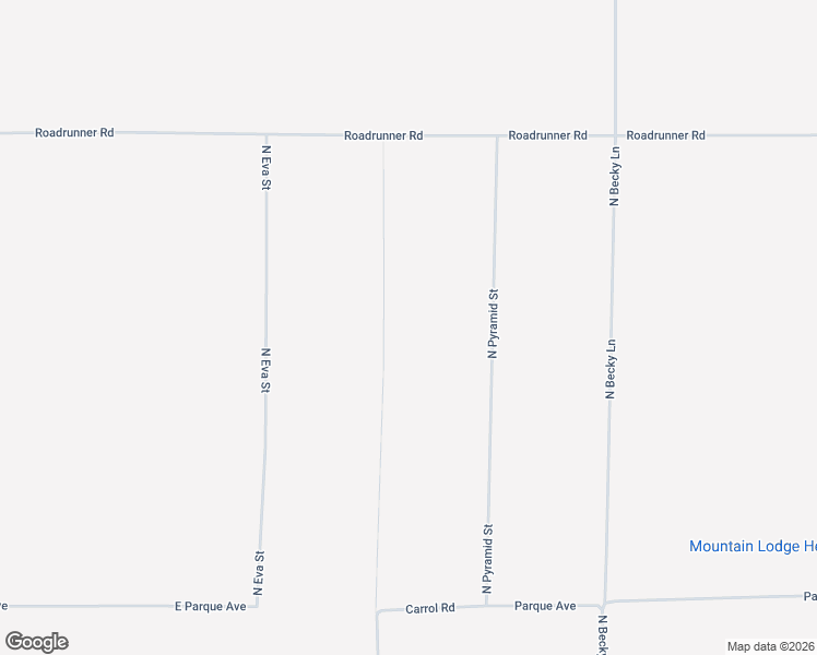 map of restaurants, bars, coffee shops, grocery stores, and more near 7590 North Koala Road in Pahrump