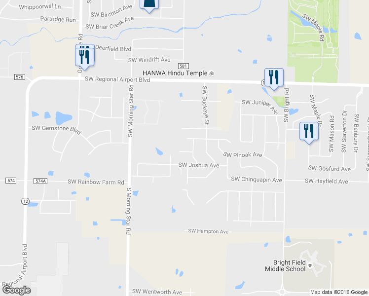 map of restaurants, bars, coffee shops, grocery stores, and more near 2802 Southwest Hazelnut Avenue in Bentonville