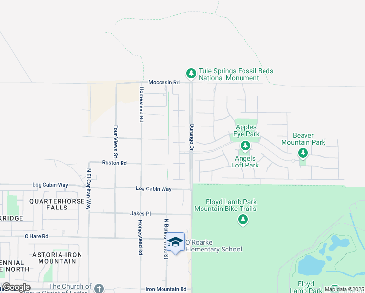 map of restaurants, bars, coffee shops, grocery stores, and more near 8445 Frazier Park Court in Las Vegas