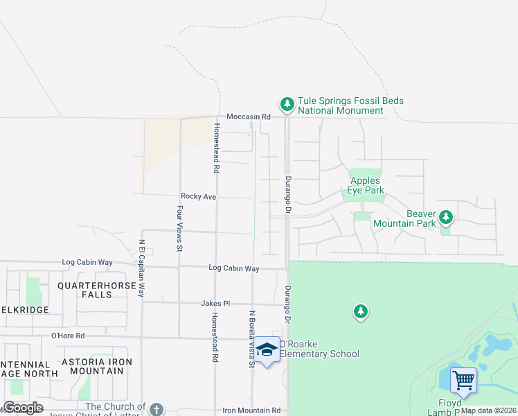 map of restaurants, bars, coffee shops, grocery stores, and more near 8485 Frazier Park Court in Las Vegas
