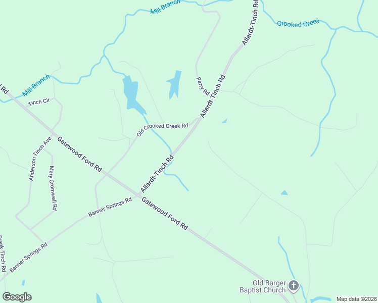 map of restaurants, bars, coffee shops, grocery stores, and more near 2071 Allardt-Tinch Road in Jamestown