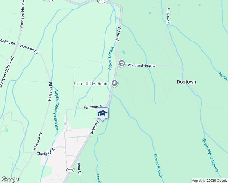 map of restaurants, bars, coffee shops, grocery stores, and more near 2491 Siam Road in Elizabethton