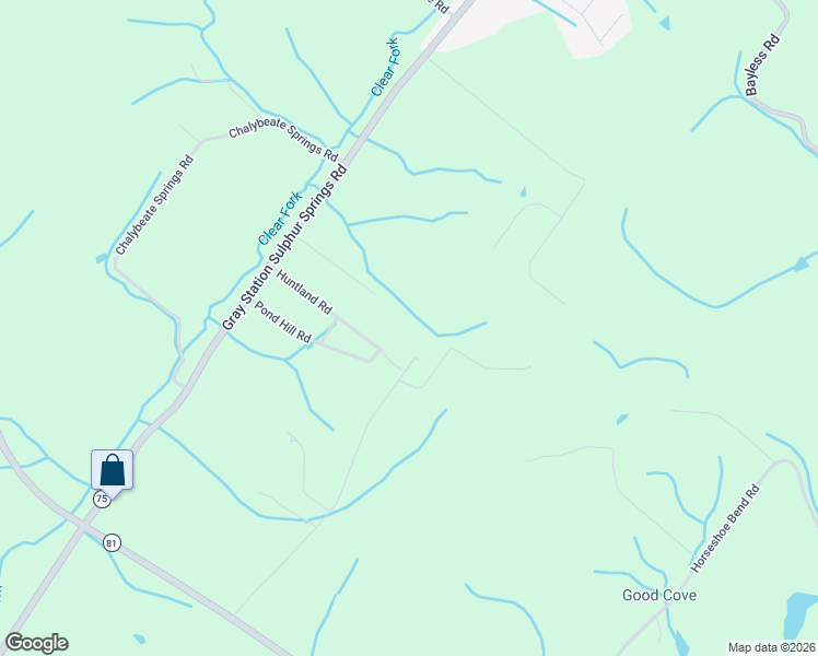 map of restaurants, bars, coffee shops, grocery stores, and more near 152 Kanes Court in Jonesborough